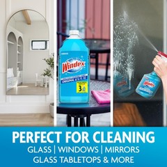 Windex Refill Glass and Window Cleaner Bottle, Bottle 67.6 Fl Oz (Pack of 1)