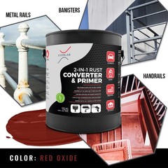 Xion Lab 2-in-1 Rust Converter Metal Primer – Concentrate Covers Up to 4X Mo…