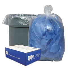 Classic Clear Clear Low-Density Can Liners, 31-33gal, .63 Mil, 33 x 39, Clear, 2