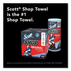 Scott 75147 9.4″ x 11″ 1-Ply Standard Shop Towels – Blue (12/Carton) New