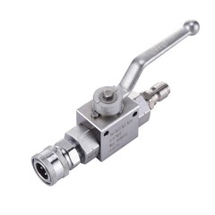 Tool Daily High Pressure Washer Ball Valve Kit, 3/8 A：3/8 inch Quick Connect