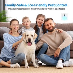 2026 Cvtayn Upgraded Ultrasonic Pest Repellent Indoor Repeller, 6 PACK, White