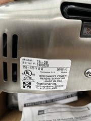 Excel Dryer TA-SB Automatic Hand Dryer w/ 14 Second Dry Time – Stainless , 120v