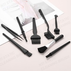 8PCS Anti Static Brush, Dusting Cleaning Brush for Small Spaces, Black