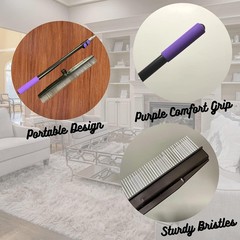 A-To-Z Supply Room Groom Carpet Rake Set Original And Pet Telescoping 54