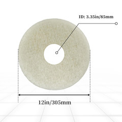 Disco pulidor orbital de 12 pulgadas 437.051 para piso orbital Oreck 550MC