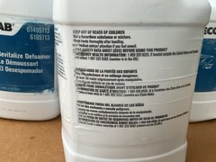 Ecolab 61495113 Revitalize Defoamer 6195113 Pack of 4 Gallons Distressed bottles