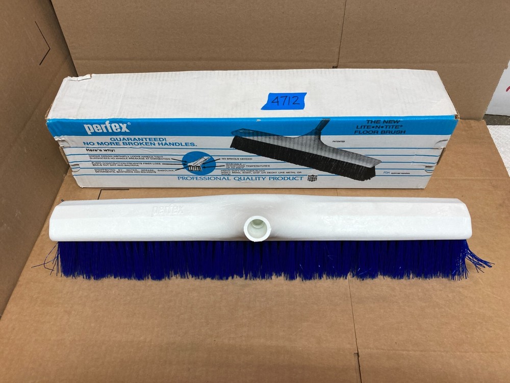 NEW 24″ Perfex Lite-N-Tite 24″ Floor Brush #2524 Coarse Sweep (no handle)