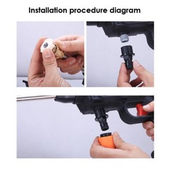 Electric High Pressure Water Spray Car Gun Portable Cordless Washer Cleaner Yard