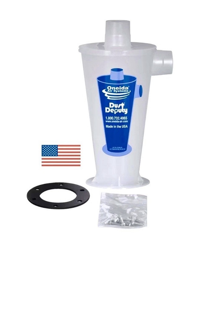 Oneida Dust Deputy DIY Standalone Anti-Static Cyclone Separator Collector. NEW!!