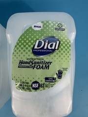 Dial Professional, 1.2L Foam Hand Sanitizer – Fragrance-Free (3/CT) New