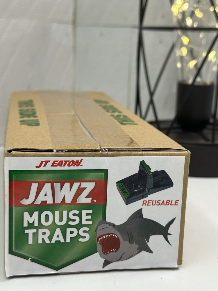 409 B Jawz Plastic Mouse Trap for Solid or Liquid Bait, Pack of 6 NEW