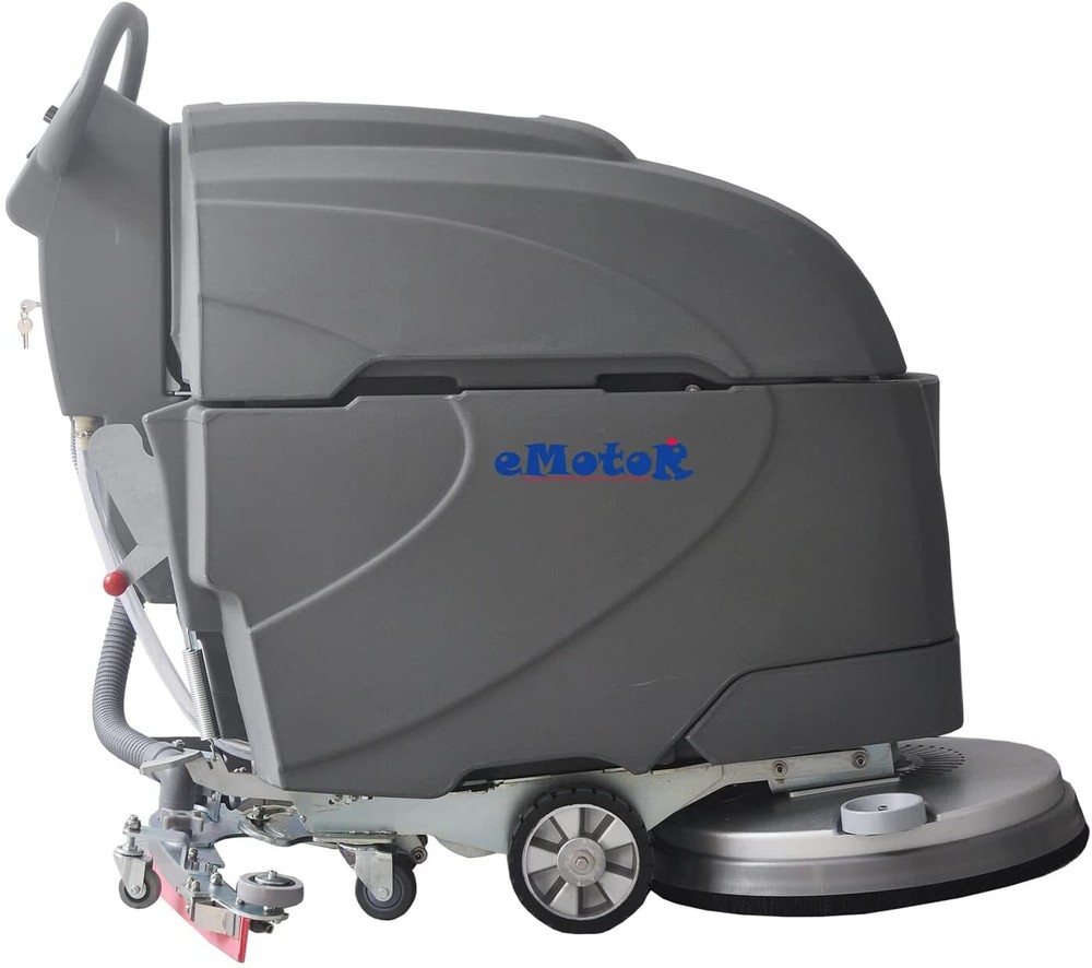 Auto Self-Propelled Walk Behind Floor Scrubber Dryer 33″ Squeegee w/20″ Brush