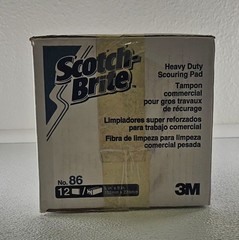 3M 12 – SCOTCH-BRITE NO. 86 HEAVY DUTY SCOURING PAD 6″ X 9″