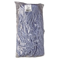 BOARDWALK MOP HEAD STANDARD COTTON/SYNTHETIC FIBER CUT-END – BLUE