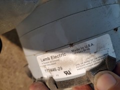 Advance Aquaclean 15 56264285 Vacuum Motor Lamb Ametek 117446-29 120v Made USA