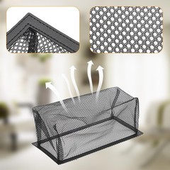 Sumnacon Floor Register Cover Trap 8 Pack Vent Traps for Home Black