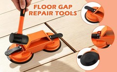 Floor Gap Fixer Tool, Plank Repair Kit, Dual Suction Cup Fix…