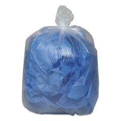 Classic Clear Can Liners, 33 gal, 33×39″, Clear, 25 Bags/Roll, 10 Rolls/Carton