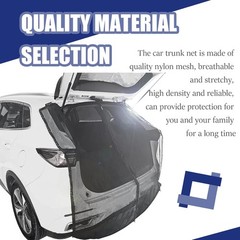 Car Camping Net Accessories Breathable Mesh Car Tent, Compatible with Most