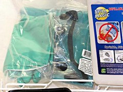 NEW Spill Station Clean Up Kit w Absorbing Powder (Spill Magic), PPE Kit, + More