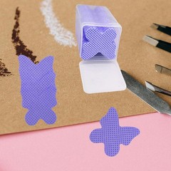 1000 PCS Lint Free Nail Wipes Lash Glue 1.9 Inch x Inch, Purple