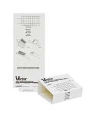 12 Victor Tin Cat Glue Boards M309 Mouse Insect Spider Control Glue Board Traps