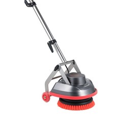Uimoso Floor Scrubber Machine with Pads and Brushes for Cleaning and Polishing