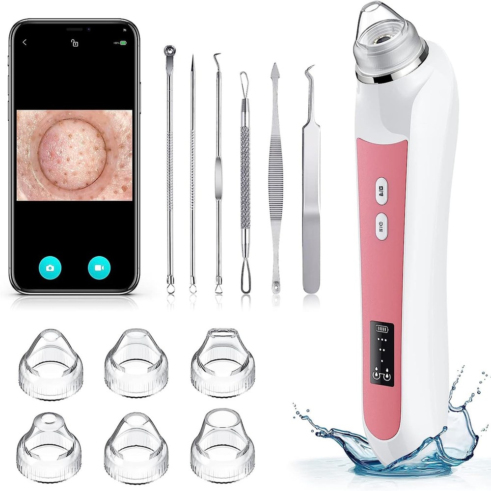 Blackhead Remover Vacuum, USB Interface Type 1 Count (Pack of 1), Light Pink