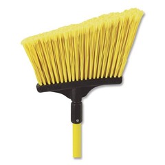 NCP 91355 57″ Overall Length Angle Broom w/ Fiberglass Handle – Yellow/Black New