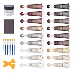 Wood Scratch Repair Kit – 18 Color Fillers Paste 31 Piece Set, Walnut