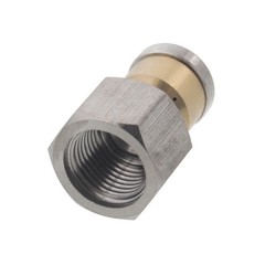 Erie Tools Rotating 3/8″ Sewer Jetter Nozzle for Drain Cleaning 3.5 Orifice