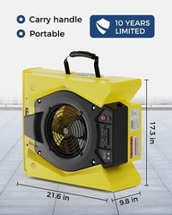 ALORAIR Air Mover Commercial Blower Variable Speed Floor Blower Fan 950 CFM