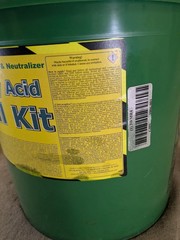 Acid Eater 1006-001 Acid Eater Battery Acid Spill Kit 2 Gallon Volume Absorbed