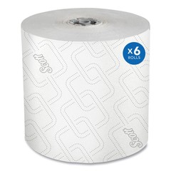 Scott 25703 1,150′ 1-Ply Paper Towel Rolls – Gray Core/White (6/CT) New