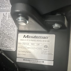 Minuteman FM 20 Walk-Behind Floor Finisher 1.5HP 115V 175 RPM FR20115-2S