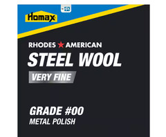 Fine Grade #00 Steel Wool (12-Pad)