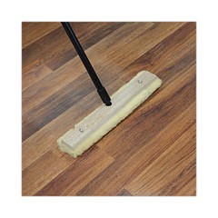 Boardwalk Fiberglass Broom Handle, Nylon Plastic Threaded End, 1″ diax60″, Black