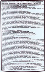 Oxine AH Disinfectant Gallon Poultry Livestock Cleaner