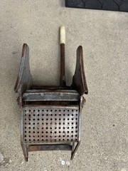 Vintage Geerpres Metal Steel Mop Bucket Ringer Floor prince