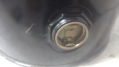 Guardair N630 30 Gal Volume Capacity Black Steel Open Head Vacuum Drum