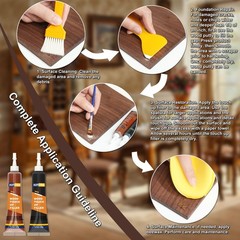 Hupeyna Wood Furniture Repair Kit, 21 Pcs Touch Up Putty, 12 Color