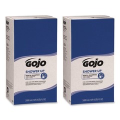 GOJO 753002CT 5000 mL Refill Bag SHOWER UP Soap & Shampoo – Clean (2/CT) New