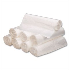 Classic Clear Can Liners, 33 gal, 33×39″, Clear, 25 Bags/Roll, 10 Rolls/Carton