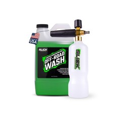 Slick Products Off-Road Wash (64 oz.) + Pressure Washer Foam Cannon Bundle ̵