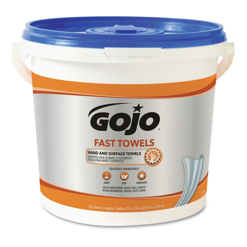 GOJO 6298 Fast Towels 6.93 in. x 7.93 in. Hand Cleaning Towels (4/Carton) New