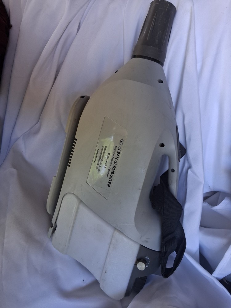Go Clean GermBuster 3500, an electric ULV (Ultra-Low Volume) fogger and mister