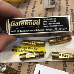 Gatewood, Needle Jet, Brass Nozzle, Stainless Tip, 0.020, Lot of 5 1137 20×2 Tip