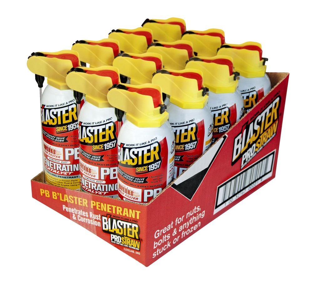 B’laster PB Blaster Penetrating Oil Spray Breaks Free Rusted or Frozen Bolts