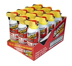 B’laster PB Blaster Penetrating Oil Spray Breaks Free Rusted or Frozen Bolts